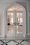 drzwi drewniane wewnętrzne retro stylowe