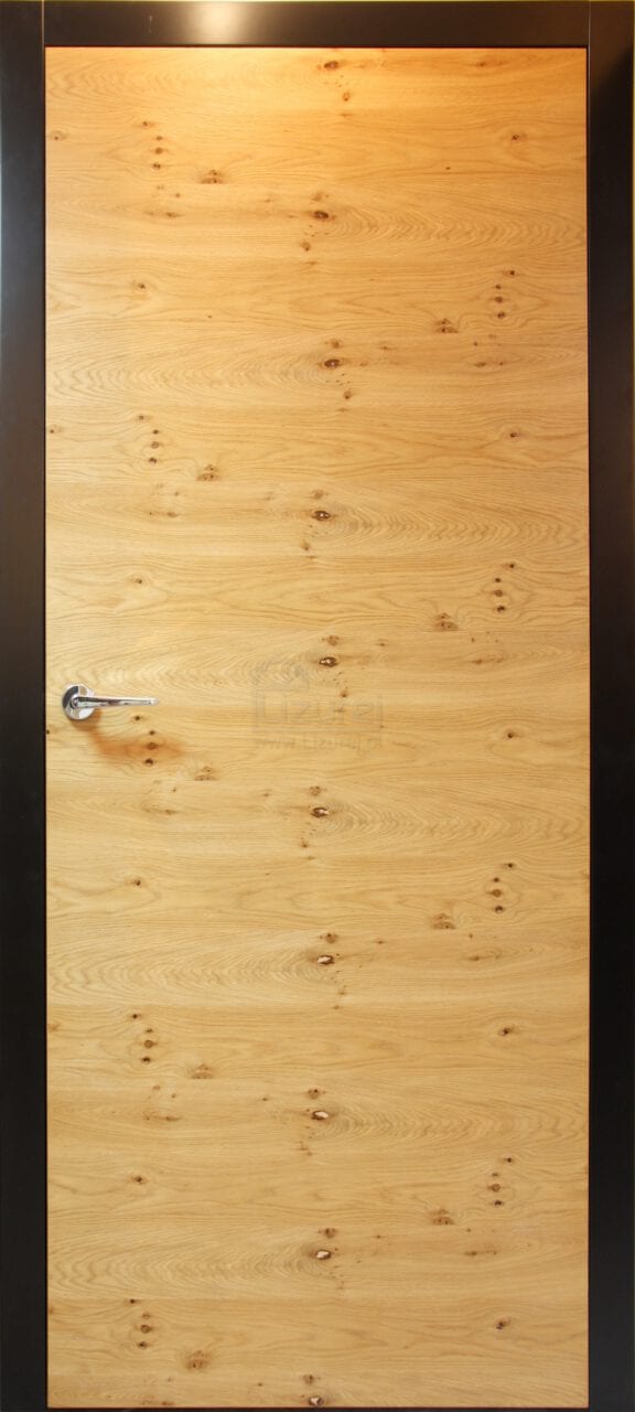 sunset Posterity Father Drzwi wewnętrzne nowoczesne drewniane / mdf czarne dąb natura mat LW 500 -  Producent drzwi drewnianych na wymiar Lizurej