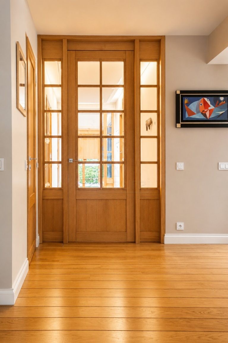 Drzwi wewnętrzne drewniane dąb jesion bezfelcowe loft LW212